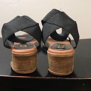 Steve Madden black and brown heels